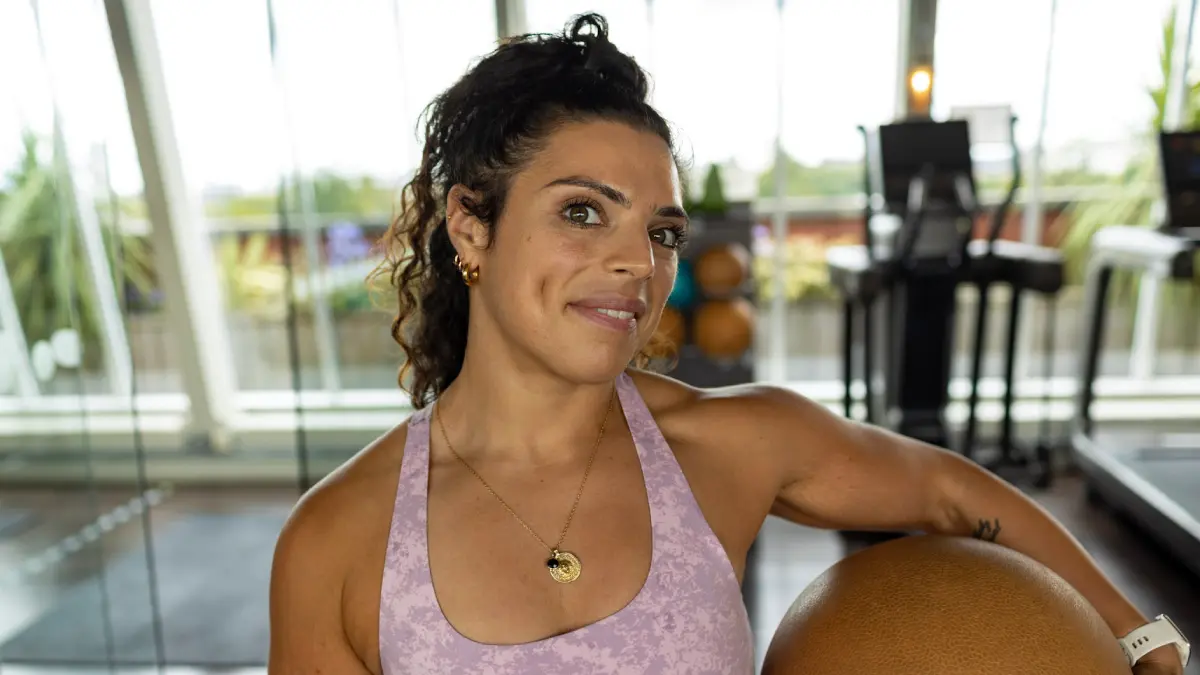 Coach working with a client